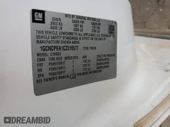 2012 Chevrolet Silverado 1500 Work Truck with VIN 1GCNCPEA1CZ316577, listed as a Copart auction lot 58230075 with 199,373 mi miles and Clean title. Bid and sale history available at DreamBid. Image 12.