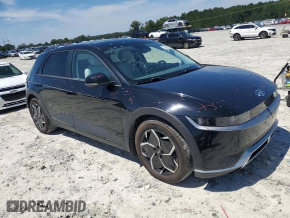 2022 Hyundai Ioniq 5 SEL with VIN KM8KN4AE9NU111251, listed as a Copart auction lot 70257355 with 37,702 mi miles and Salvage title. Bid and sale history available at DreamBid. Image 4.