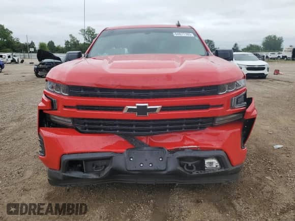 2019 Chevrolet Silverado 1500 RST with VIN 3GCUYEED4KG208013, listed as a Copart auction lot 64877165 with 72,445 mi miles and Salvage title. Bid and sale history available at DreamBid. Image 5.
