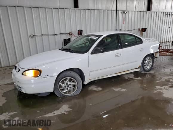 2004 Pontiac Grand Am SE1 with VIN 1G2NF52E84M669999, listed as a Copart auction lot 70597345 with 186,803 mi miles and Salvage title. Bid and sale history available at DreamBid. Image 1.