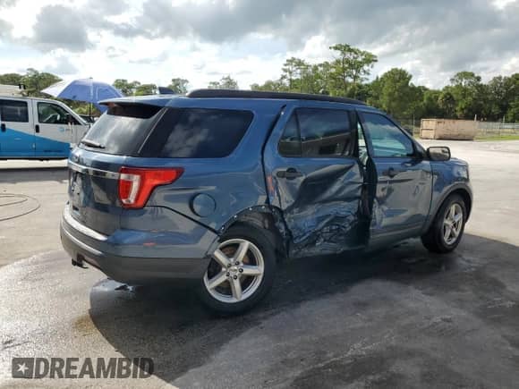 2018 Ford Explorer z VIN 1FM5K7B89JGB75282, wystawiony jako Copart lot #70447455 z przebiegiem 126 185 mil mil oraz Szkoda całkowita • Salvage title. Historia ofert i sprzedaży dostępna na DreamBid. Obrazek 3.