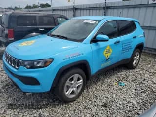 2023 Jeep Compass Sport with VIN 3C4NJDAN6PT555987, listed as a Copart auction lot 66613845 with 10,792 mi miles and Salvage title. Bid and sale history available at DreamBid. Image 1.