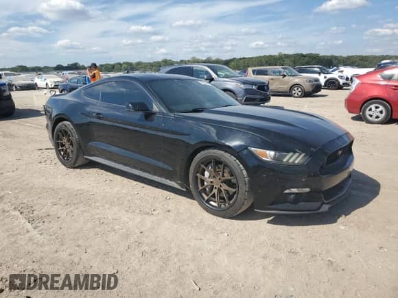 2016 Ford Mustang EcoBoost Premium with VIN 1FA6P8TH0G5284951, listed as a Copart auction lot 81880465 with 112,990 mi miles and Salvage title. Bid and sale history available at DreamBid. Image 4.