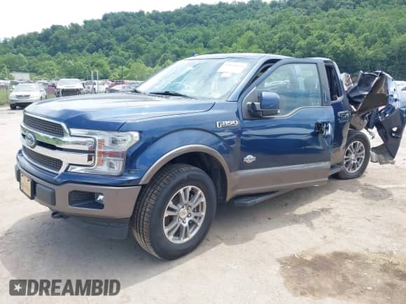2020 Ford F-150 XLT z VIN 1FTEW1E5XLFA56415, wystawiony jako IAAI lot #42654051 z przebiegiem 128 758 mil mil oraz . Historia ofert i sprzedaży dostępna na DreamBid. Obrazek 18.
