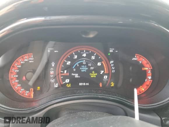 2024 Dodge Durango SRT Hellcat Premium z VIN 1C4SDJH91RC193647, wystawiony jako Copart lot #89469995 z przebiegiem 8 318 mil mil oraz Szkoda całkowita • Salvage title. Historia ofert i sprzedaży dostępna na DreamBid. Obrazek 9.