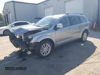 2019 Dodge Journey SE with VIN 3C4PDCBB7KT870384, listed as a Copart auction lot 85552405 with 43,481 mi miles and Salvage title. Bid and sale history available at DreamBid. Image 1.