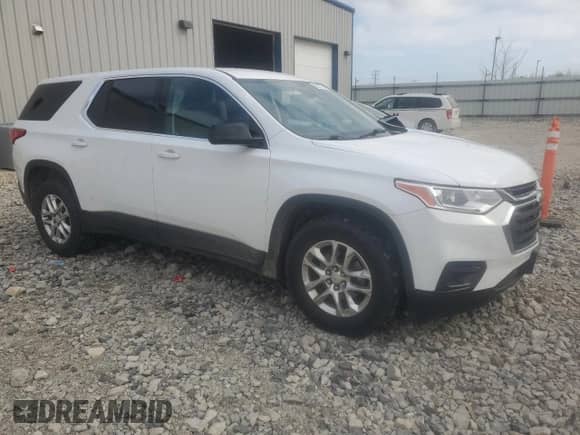2020 Chevrolet Traverse LS z VIN 1GNEVLKW3LJ178906, wystawiony jako Copart lot #80357775 z przebiegiem 89 272 mil mil oraz Szkoda całkowita • Salvage title. Historia ofert i sprzedaży dostępna na DreamBid. Obrazek 4.
