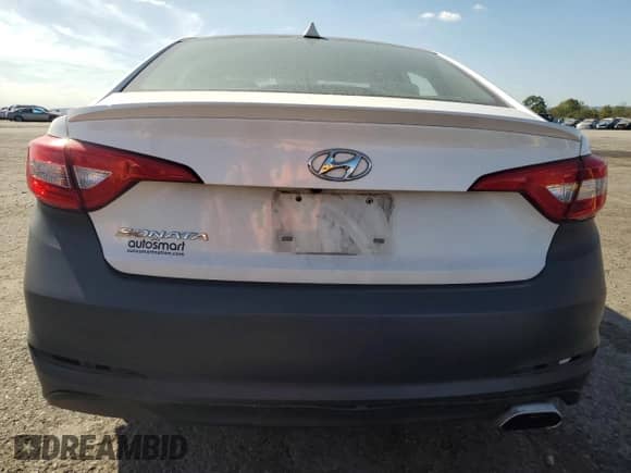 2016 Hyundai Sonata SE с VIN 5NPE24AF9GH423263, выставлен на аукционе Copart как лот 84968805 с пробегом 103 893 миль миль и Списание • Salvage title. История ставок и продаж доступна на DreamBid. Изображение 6.
