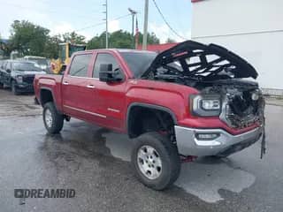 2018 GMC Sierra 1500 SLT with VIN 3GTU2NEC8JG628557, listed as a IAAI auction lot 42746633 with Not provided miles and . Bid and sale history available at DreamBid. Image 1.