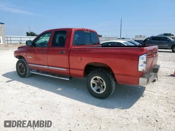 2008 Dodge 1500 SLT with VIN 1D7HU182X8S605636, listed as a Copart auction lot 71749485 with 211,194 mi miles and Salvage title. Bid and sale history available at DreamBid. Image 2.