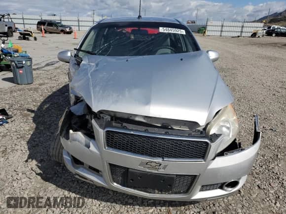2009 Chevrolet Aveo 2LT with VIN KL1TG66E89B335773, listed as a Copart auction lot 54845925 with 117,044 mi miles and Salvage title. Bid and sale history available at DreamBid. Image 5.