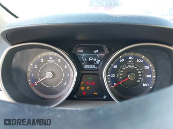 2016 Hyundai Elantra SE with VIN 5NPDH4AE8GH785134, listed as a IAAI auction lot 43253840 with 109,069 mi miles and . Bid and sale history available at DreamBid. Image 7.