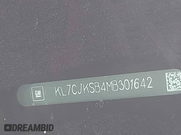 2021 Chevrolet Trax LS с VIN KL7CJKSB4MB301642, выставлен на аукционе IAAI как лот 42396345 с пробегом 114 745 миль миль и . История ставок и продаж доступна на DreamBid. Изображение 9.