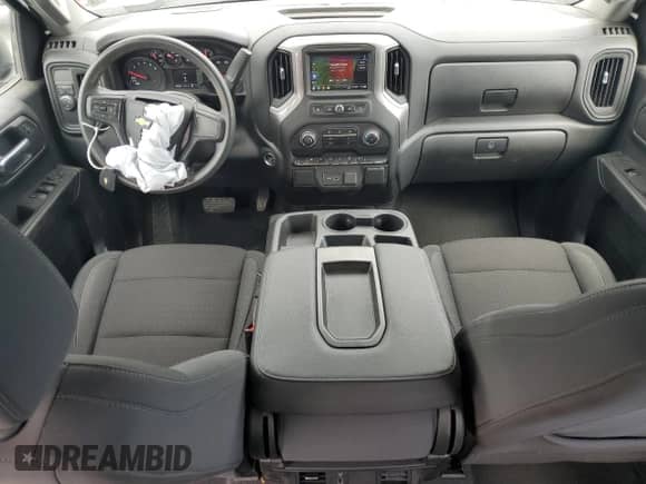 2024 Chevrolet Silverado 1500 Custom с VIN 3GCPABEK6RG182796, выставлен на аукционе Copart как лот 84789895 с пробегом 21 653 миль миль и Списание • Salvage title. История ставок и продаж доступна на DreamBid. Изображение 8.