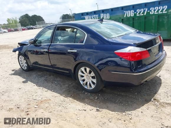 2009 Hyundai Genesis с VIN KMHGC46E19U048687, выставлен на аукционе IAAI как лот 42081214 с пробегом 121 000 миль миль и . История ставок и продаж доступна на DreamBid. Изображение 3.