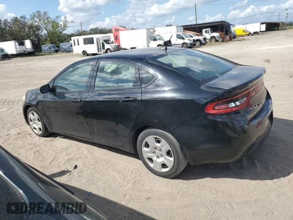 2016 Dodge Dart SE with VIN 1C3CDFAA5GD593633, listed as a Copart auction lot 80387314 with Not provided miles and Salvage title. Bid and sale history available at DreamBid. Image 2.