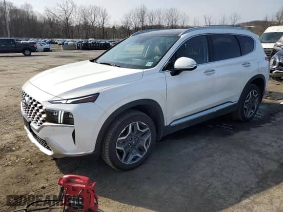 2022 Hyundai Santa Fe Limited z VIN KM8S7DA29NU043890, wystawiony jako Copart lot #53071955 z przebiegiem 13 062 mil mil oraz Szkoda całkowita • Salvage title. Historia ofert i sprzedaży dostępna na DreamBid. Obrazek 1.