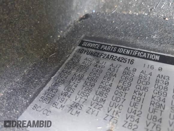 2010 Cadillac Escalade Premium z VIN 1GYUKCEF2AR242516, wystawiony jako IAAI lot #42785888 z przebiegiem 161 029 mil mil oraz . Historia ofert i sprzedaży dostępna na DreamBid. Obrazek 9.