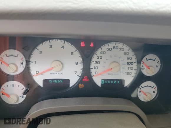 2002 Dodge 1500 with VIN 1D7HU18Z72J240519, listed as a Copart auction lot 84272985 with 159,654 mi miles and Salvage title. Bid and sale history available at DreamBid. Image 9.