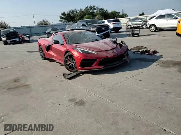 2023 Chevrolet Corvette 2LT with VIN 1G1YB2D41P5139999, listed as a Copart auction lot 68643574 with 18,494 mi miles and Salvage title. Bid and sale history available at DreamBid. Image 10.