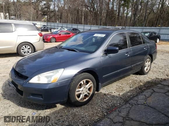 2007 Honda Accord LX SE z VIN 1HGCM55377A048246, wystawiony jako Copart lot #45537865 z przebiegiem 255 494 mil mil oraz Szkoda całkowita • Salvage title. Historia ofert i sprzedaży dostępna na DreamBid. Obrazek 1.