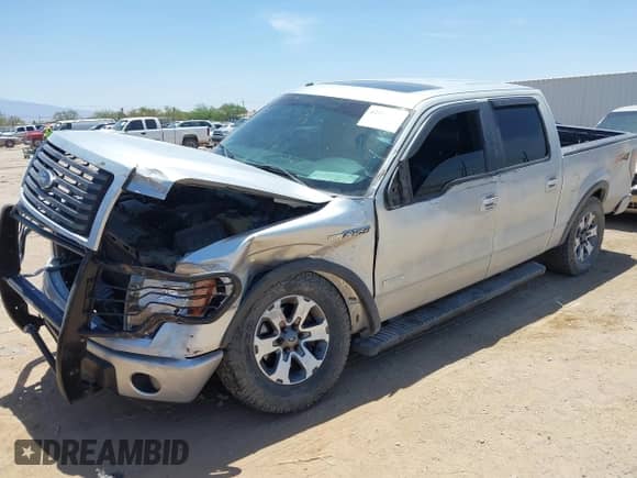 2012 Ford F-150 XL with VIN 1FTFW1ET2CFB42238, listed as a IAAI auction lot 42494683 with 177,226 mi miles and . Bid and sale history available at DreamBid. Image 2.