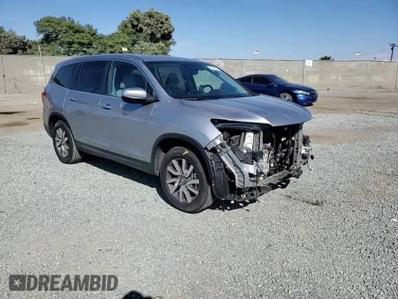 2021 Honda Pilot EX-L with VIN 5FNYF5H58MB018915, listed as a Copart auction lot 63970525 with 109,935 mi miles and Salvage title. Bid and sale history available at DreamBid. Image 14.