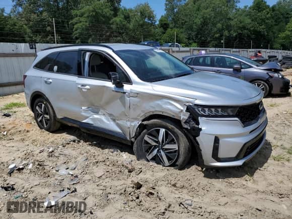 2021 Kia Sorento S with VIN 5XYRL4LC0MG020809, listed as a Copart auction lot 63626805 with 23,688 mi miles and Salvage title. Bid and sale history available at DreamBid. Image 4.