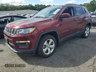 2021 Jeep Compass Latitude with VIN 3C4NJDBB3MT578739, listed as a Copart auction lot 71029945 with 34,626 mi miles and Salvage title. Bid and sale history available at DreamBid. Image 1.