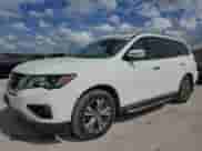 2018 Nissan Pathfinder SL with VIN 5N1DR2MN8JC607977, listed as a Copart auction lot 87223925 with 118,759 mi miles and Clean title. Bid and sale history available at DreamBid. Image 1.