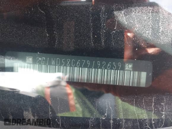 2007 Chevrolet Impala SS z VIN 2G1WD58C679192639, wystawiony jako IAAI lot #42008132 z przebiegiem 169 149 mil mil oraz . Historia ofert i sprzedaży dostępna na DreamBid. Obrazek 9.