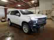 2023 Chevrolet Tahoe Premier с VIN 1GNSKSKD6PR414928, выставлен на аукционе Copart как лот 61201245 с пробегом 60 149 миль миль и Списание • Salvage title. История ставок и продаж доступна на DreamBid. Изображение 4.
