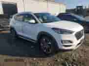 2020 Hyundai Tucson Limited with VIN KM8J3CAL5LU246573, listed as a Copart auction lot 81147395 with 45,802 mi miles and Salvage title. Bid and sale history available at DreamBid. Image 4.