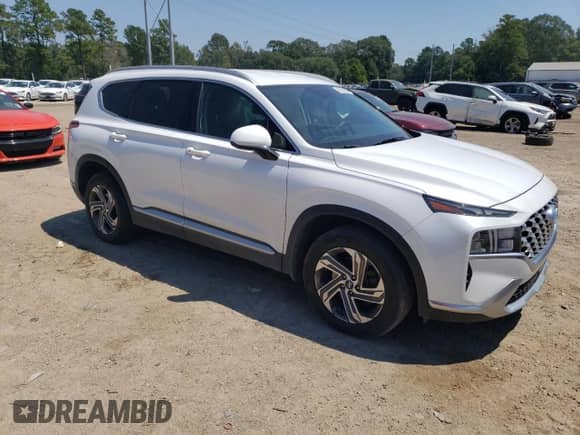 2021 Hyundai Santa Fe SEL with VIN 5NMS24AJ7MH351379, listed as a Copart auction lot 70191025 with 102,701 mi miles and Salvage title. Bid and sale history available at DreamBid. Image 4.