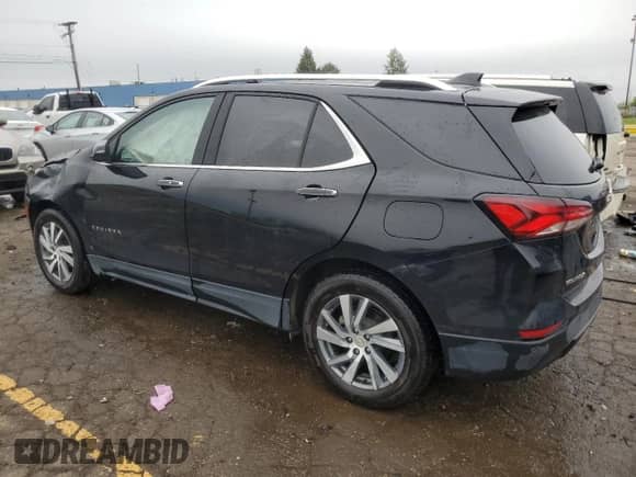 2024 Chevrolet Equinox Premier z VIN 3GNAXXEG0RL158800, wystawiony jako Copart lot #57037815 z przebiegiem 14 398 mil mil oraz Szkoda całkowita • Salvage title. Historia ofert i sprzedaży dostępna na DreamBid. Obrazek 2.