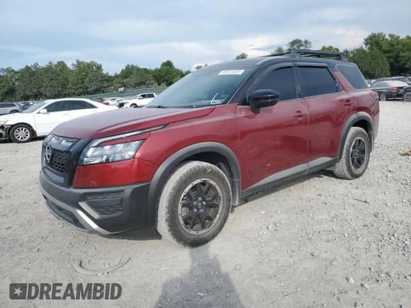 2024 Nissan Pathfinder Rock Creek с VIN 5N1DR3BD8RC202293, выставлен на аукционе Copart как лот 69551635 с пробегом 17 577 миль миль и Списание • Salvage title. История ставок и продаж доступна на DreamBid. Изображение 1.