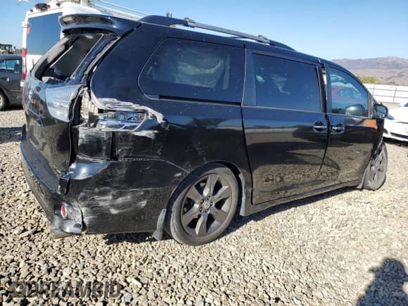 2015 Toyota Sienna SE Premium with VIN 5TDXK3DC2FS596961, listed as a Copart auction lot 89636705 with 107,881 mi miles and Salvage title. Bid and sale history available at DreamBid. Image 3.