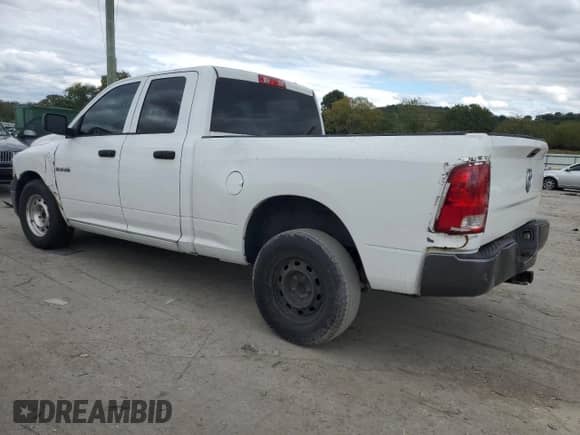 2010 Dodge 1500 ST с VIN 1D7RB1GK9AS162655, выставлен на аукционе Copart как лот 71649924 с пробегом 177 390 миль миль и Чистый • Clean title. История ставок и продаж доступна на DreamBid. Изображение 2.