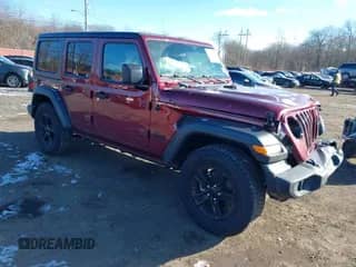 2021 Jeep Wrangler Unlimited Willys with VIN 1C4HJXDN3MW729076, listed as a IAAI auction lot 41249834 with 58,999 mi miles and . Bid and sale history available at DreamBid. Image 1.