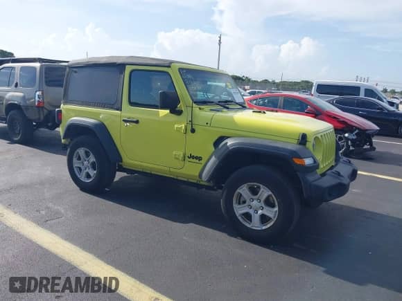 2022 Jeep Wrangler Willys with VIN 1C4GJXAN6NW232508, listed as a IAAI auction lot 42904269 with 46,616 mi miles and . Bid and sale history available at DreamBid. Image 1.
