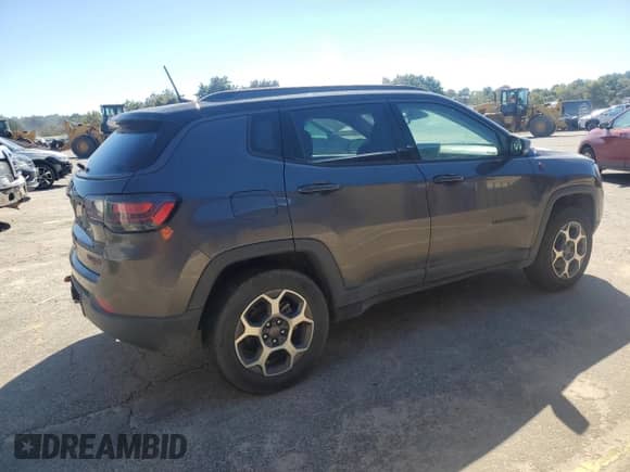 2022 Jeep Compass Trailhawk с VIN 3C4NJDDB1NT120907, выставлен на аукционе Copart как лот 85829295 с пробегом 149 845 миль миль и Чистый • Clean title. История ставок и продаж доступна на DreamBid. Изображение 3.