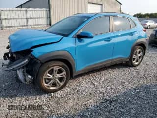 2022 Hyundai Kona SEL с VIN KM8K3CABXNU877074, выставлен на аукционе Copart как лот 71612585 с пробегом 38 355 миль миль и Списание • Salvage title. История ставок и продаж доступна на DreamBid. Изображение 1.