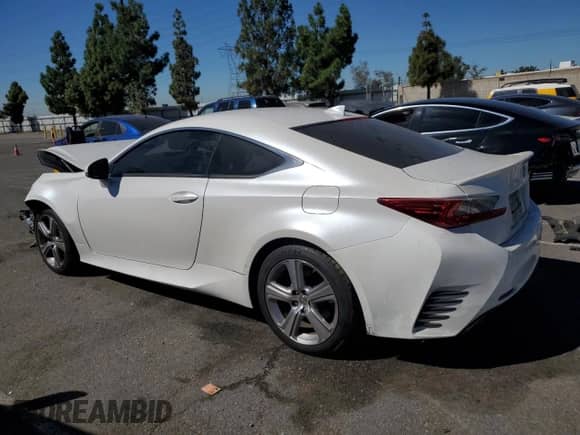 2016 Lexus RC 200t F Sport с VIN JTHHA5BC6G5001640, выставлен на аукционе Copart как лот 71858025 с пробегом 147 260 миль миль и Списание • Salvage title. История ставок и продаж доступна на DreamBid. Изображение 2.