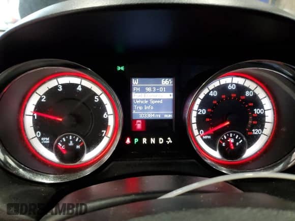 2017 Dodge Grand Caravan GT with VIN 2C4RDGEG4HR573902, listed as a Copart auction lot 81453115 with 103,384 mi miles and Clean title. Bid and sale history available at DreamBid. Image 9.