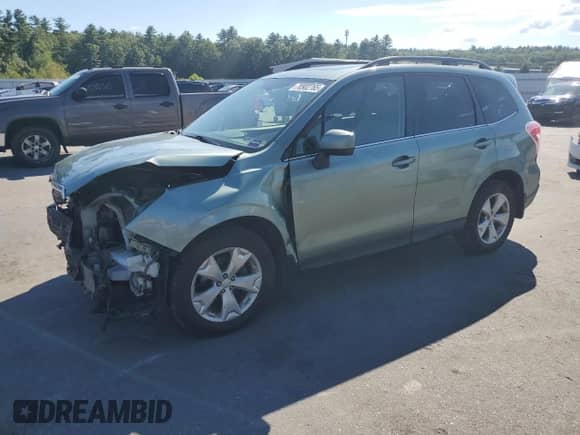 2014 Subaru Forester Limited z VIN JF2SJAHC9EH495268, wystawiony jako Copart lot #70902765 z przebiegiem 160 090 mil mil oraz Szkoda całkowita • Salvage title. Historia ofert i sprzedaży dostępna na DreamBid. Obrazek 1.