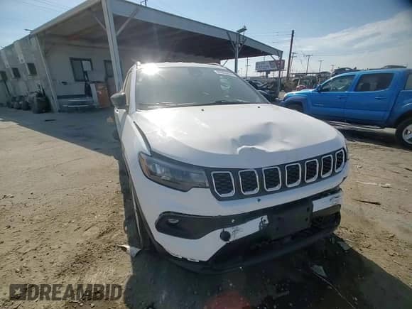 2024 Jeep Compass Latitude with VIN 3C4NJDBNXRT110623, listed as a Copart auction lot 80965655 with 60,432 mi miles and Salvage title. Bid and sale history available at DreamBid. Image 14.