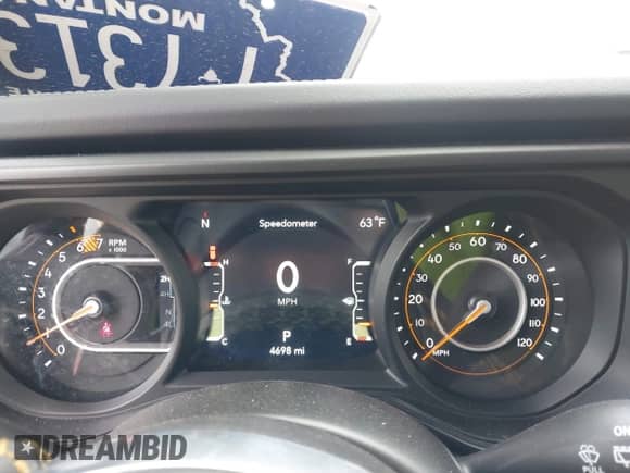 2025 Jeep Wrangler Sahara с VIN 1C4PJXEN6SW526285, выставлен на аукционе IAAI как лот 41857291 с пробегом 4 698 миль миль и . История ставок и продаж доступна на DreamBid. Изображение 7.