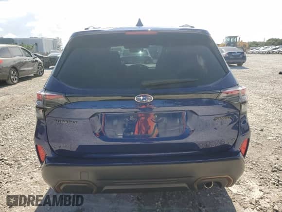 2025 Subaru Forester with VIN JF2SLDFC1SH400891, listed as a Copart auction lot 64219465 with 11,621 mi miles and Salvage title. Bid and sale history available at DreamBid. Image 6.