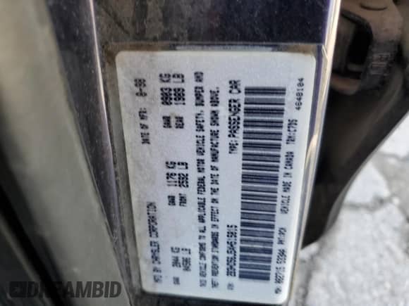 1999 Dodge Intrepid ES z VIN 2B3HD56J5XH515815, wystawiony jako Copart lot #44510475 z przebiegiem Nie podano mil oraz Szkoda całkowita • Salvage title. Historia ofert i sprzedaży dostępna na DreamBid. Obrazek 13.