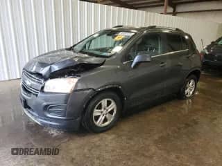 2016 Chevrolet Trax LT with VIN 3GNCJLSB2GL233330, listed as a Copart auction lot 86852635 with 182,392 mi miles and Salvage title. Bid and sale history available at DreamBid. Image 1.